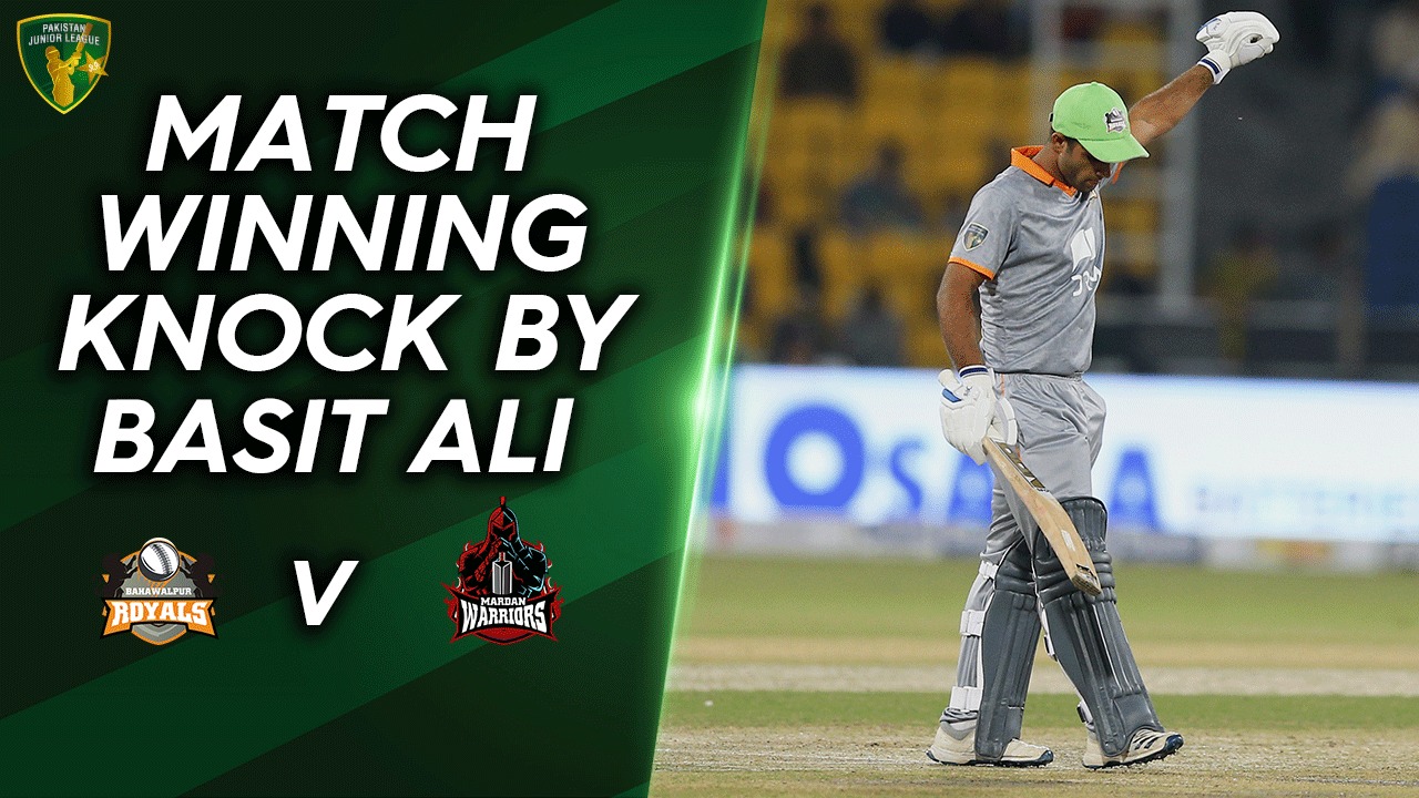 Match Winning Knock By Basit Ali | Bahawalpur Royals vs Mardan Warriors ...