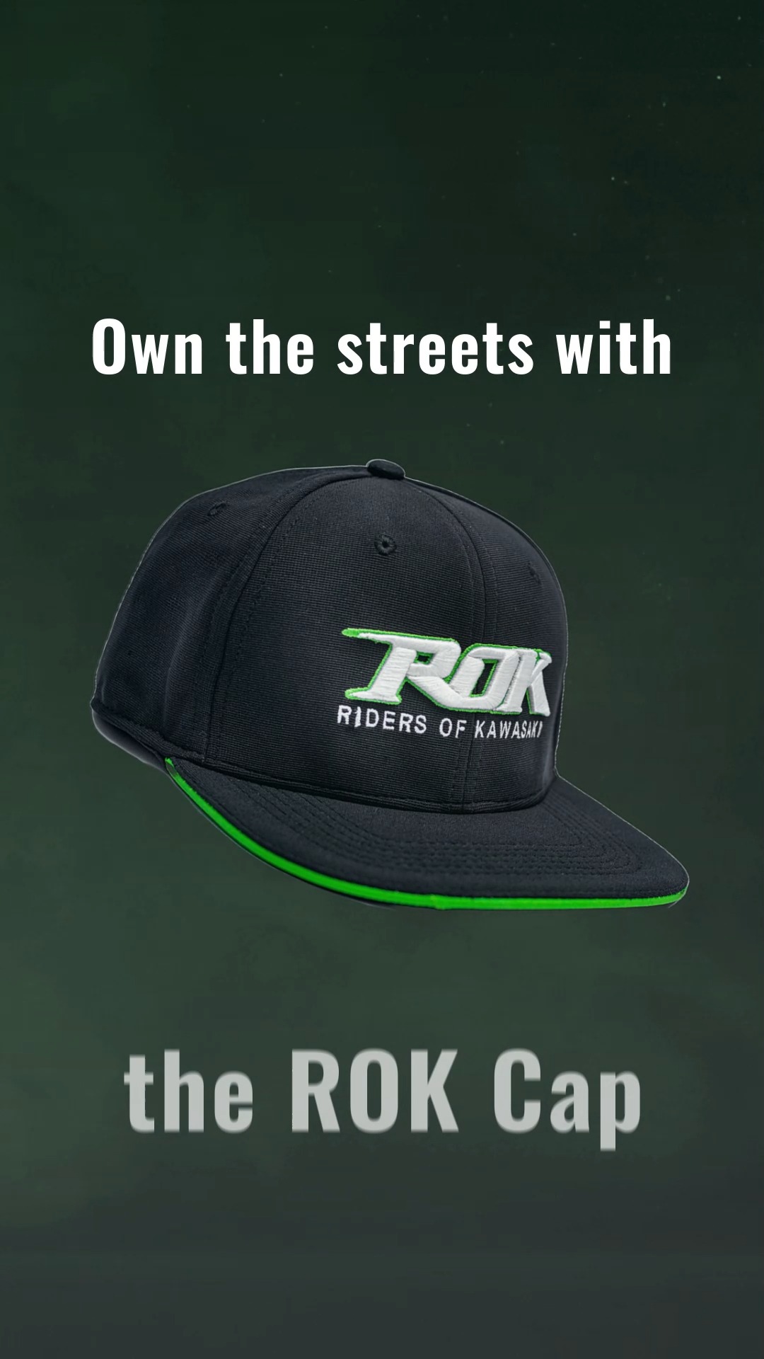 Dominate the streets, not just the track. Our new Kawasaki cap