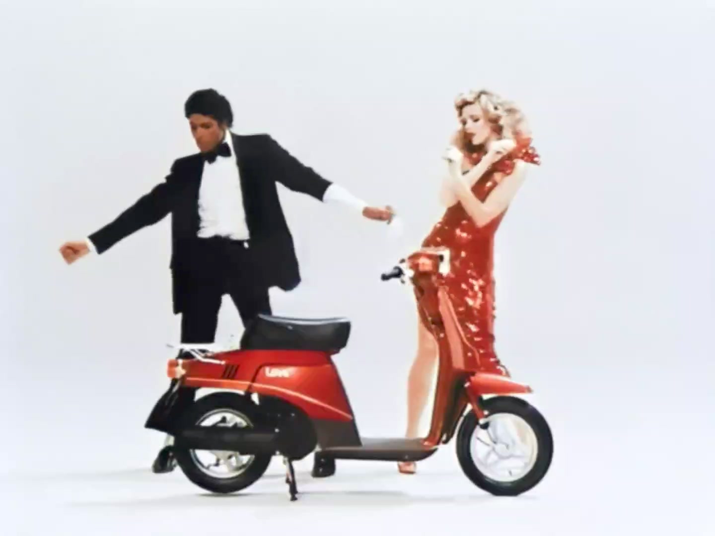1982 Suzuki Love Scooter with Michael Jackson
