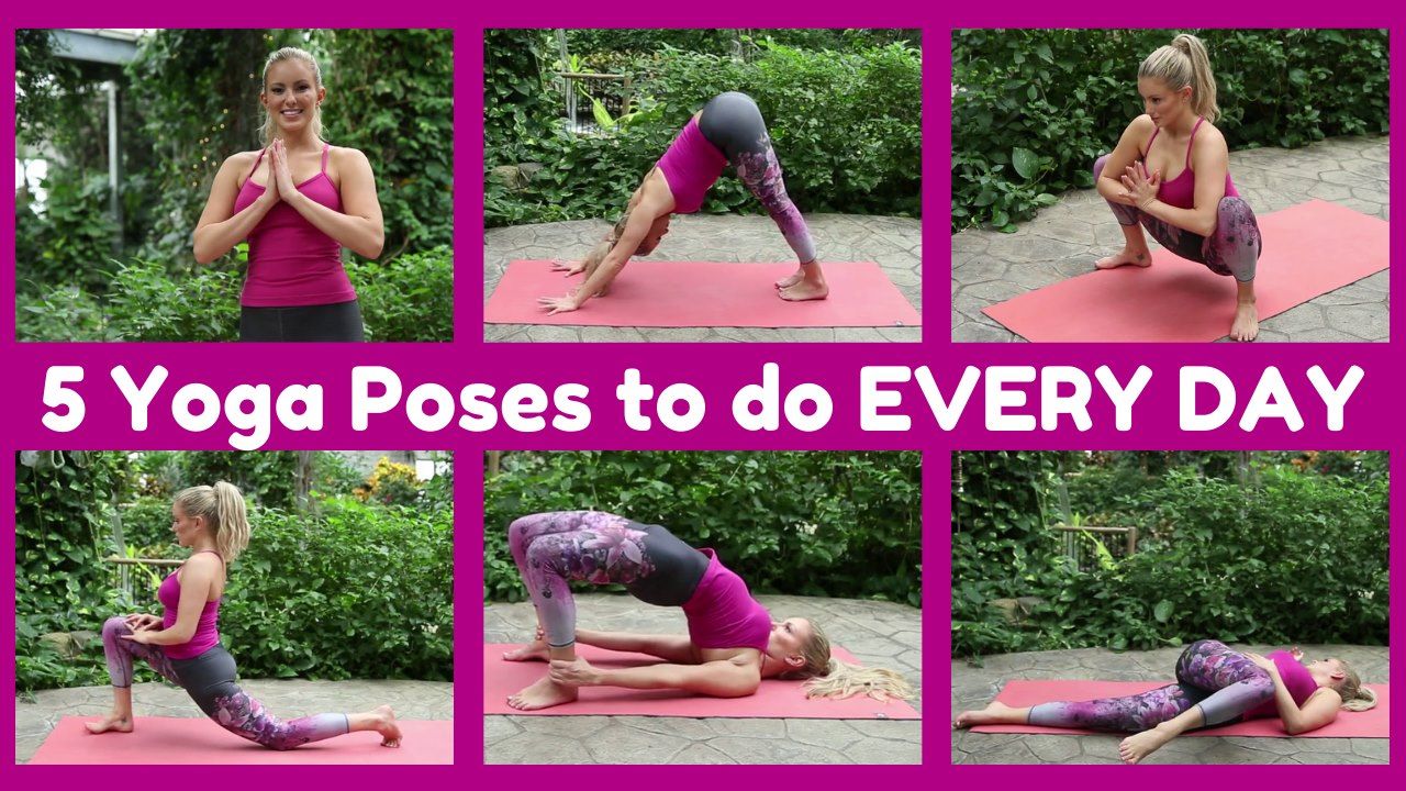 32 Yoga Poses To Do EVERY DAY 🧘  Facebook
