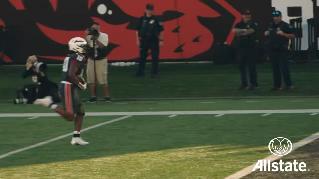 The Kick Pick Six. What else but Zakaih Saez’s heads up snag for this ...