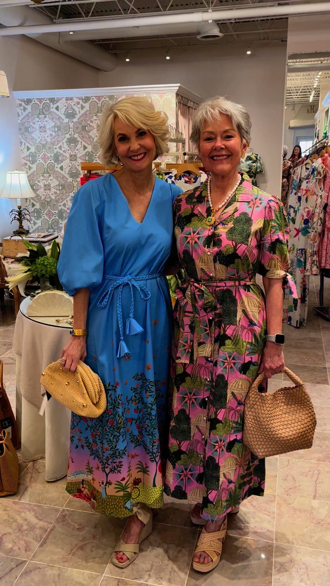 Helen and I are so fond of these cute new dresses for Spring!! Shop our website gingerhowardselections.com | Ginger Howard Selections
