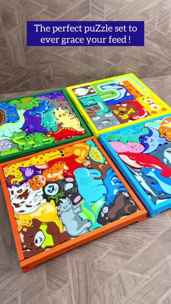 The perfect puZzle set to ever grace your feed ! Our wooden puzzle sets ...
