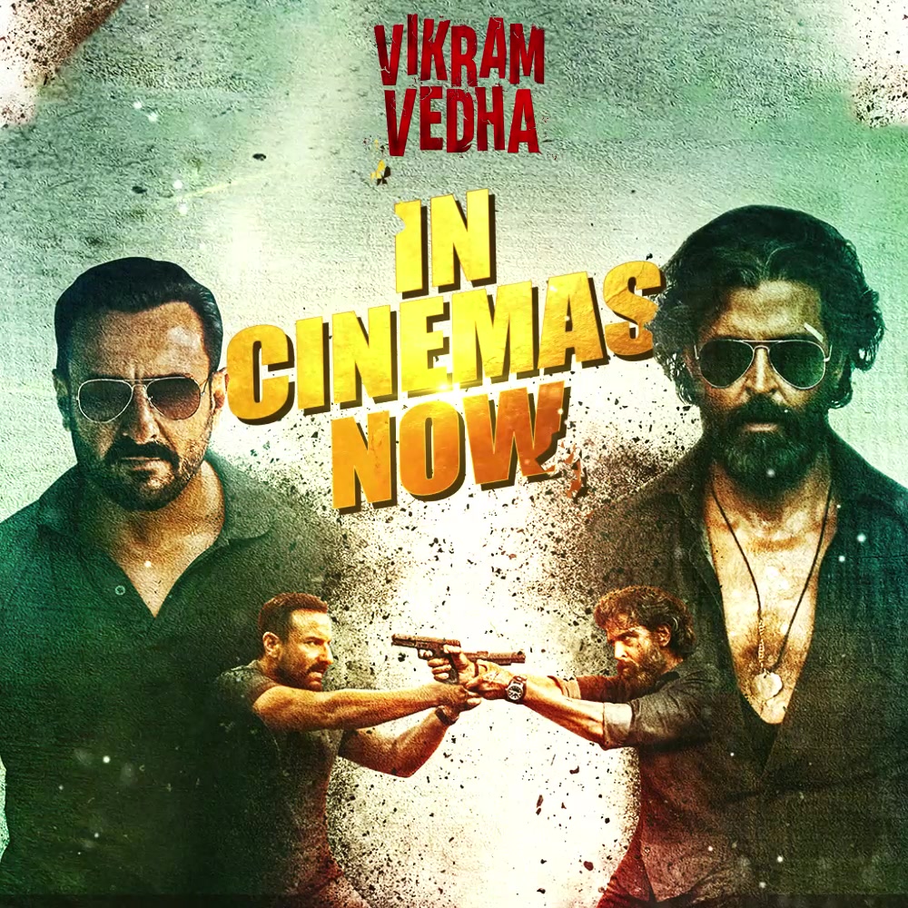 An incredible cop. An invincible gangster. An epic saga. #VikramVedha ...