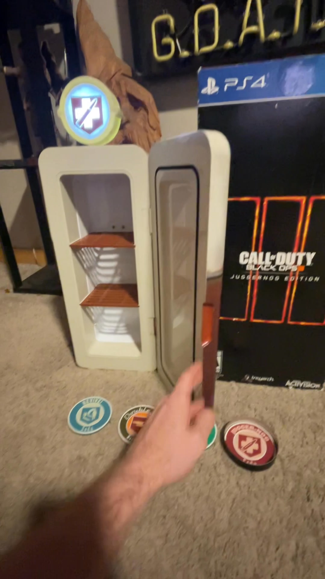 Black Ops 3 juggernaut mini fridge