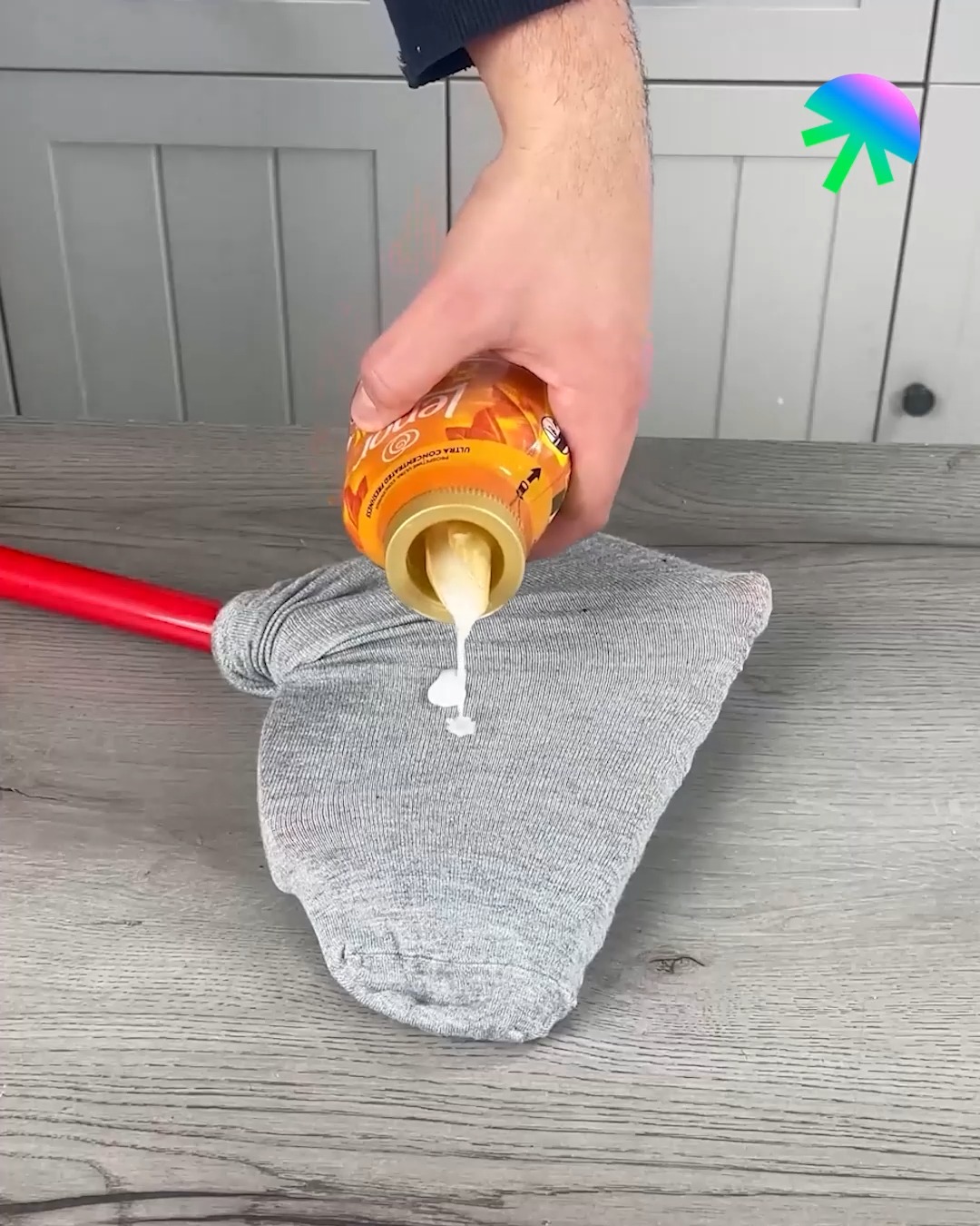 Broom hack using a sock! 🧦🧹 | Adrenaline HQ | Facebook