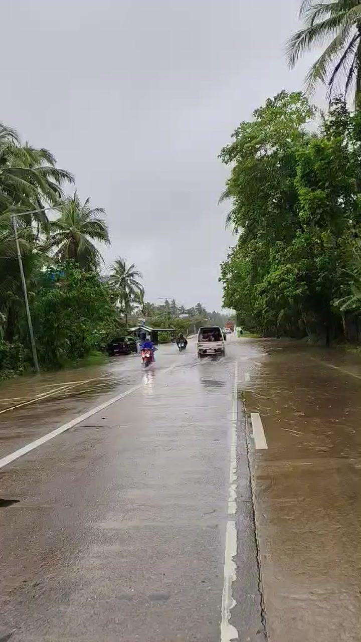 Here is the flooding situation in front of the Mondragon MPS, Northern ...