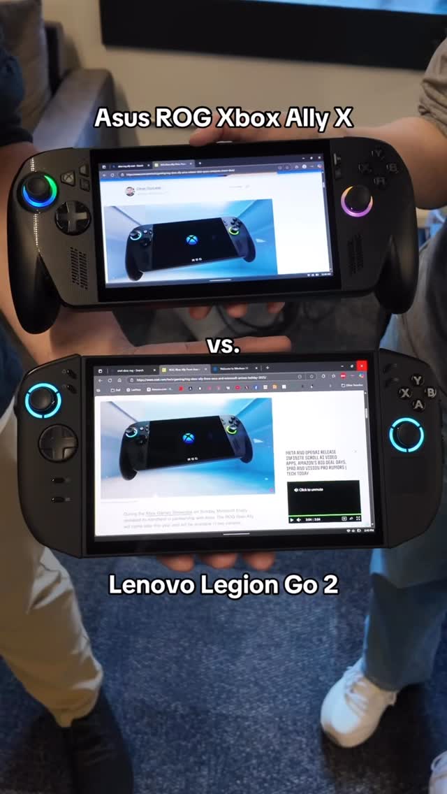 We put two of the newest handheld game consoles on the market. Here’s ...