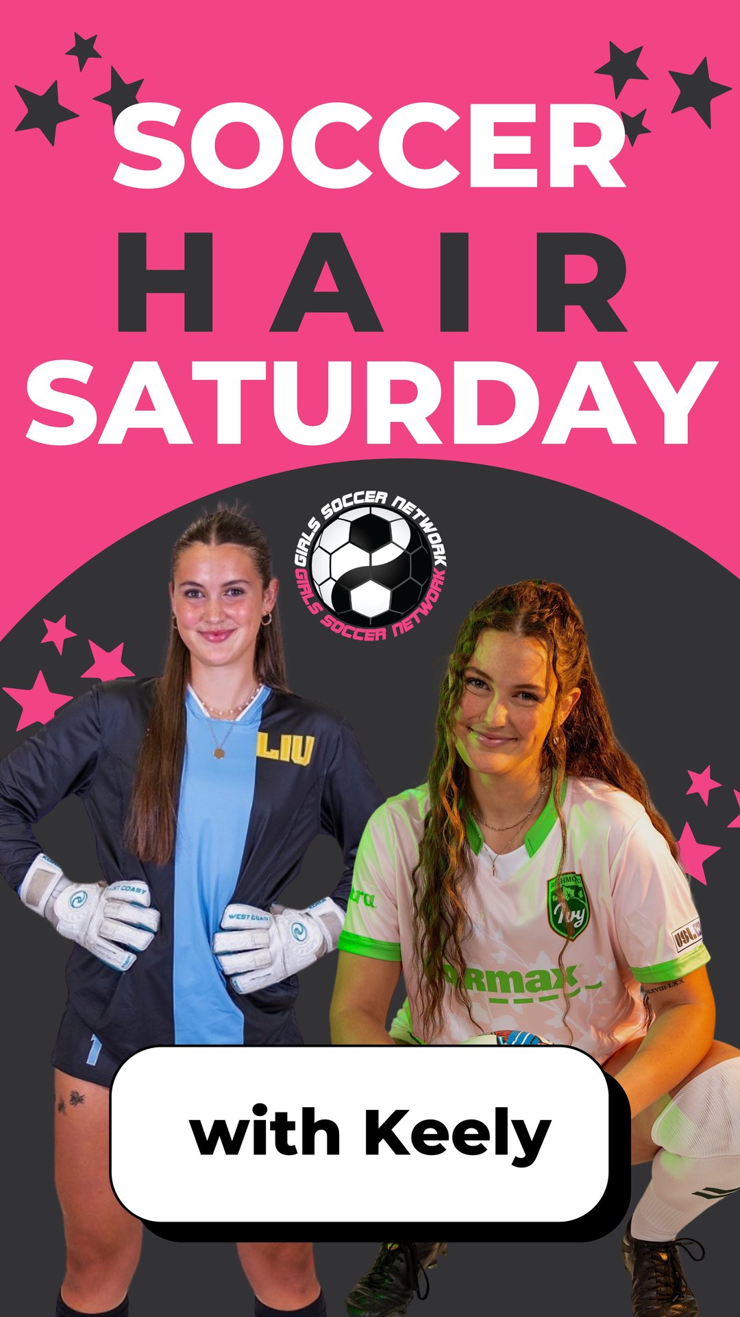 Introducing #SoccerHairSaturday with our hair queen, Keely 🤩 💇‍♀️ She ...