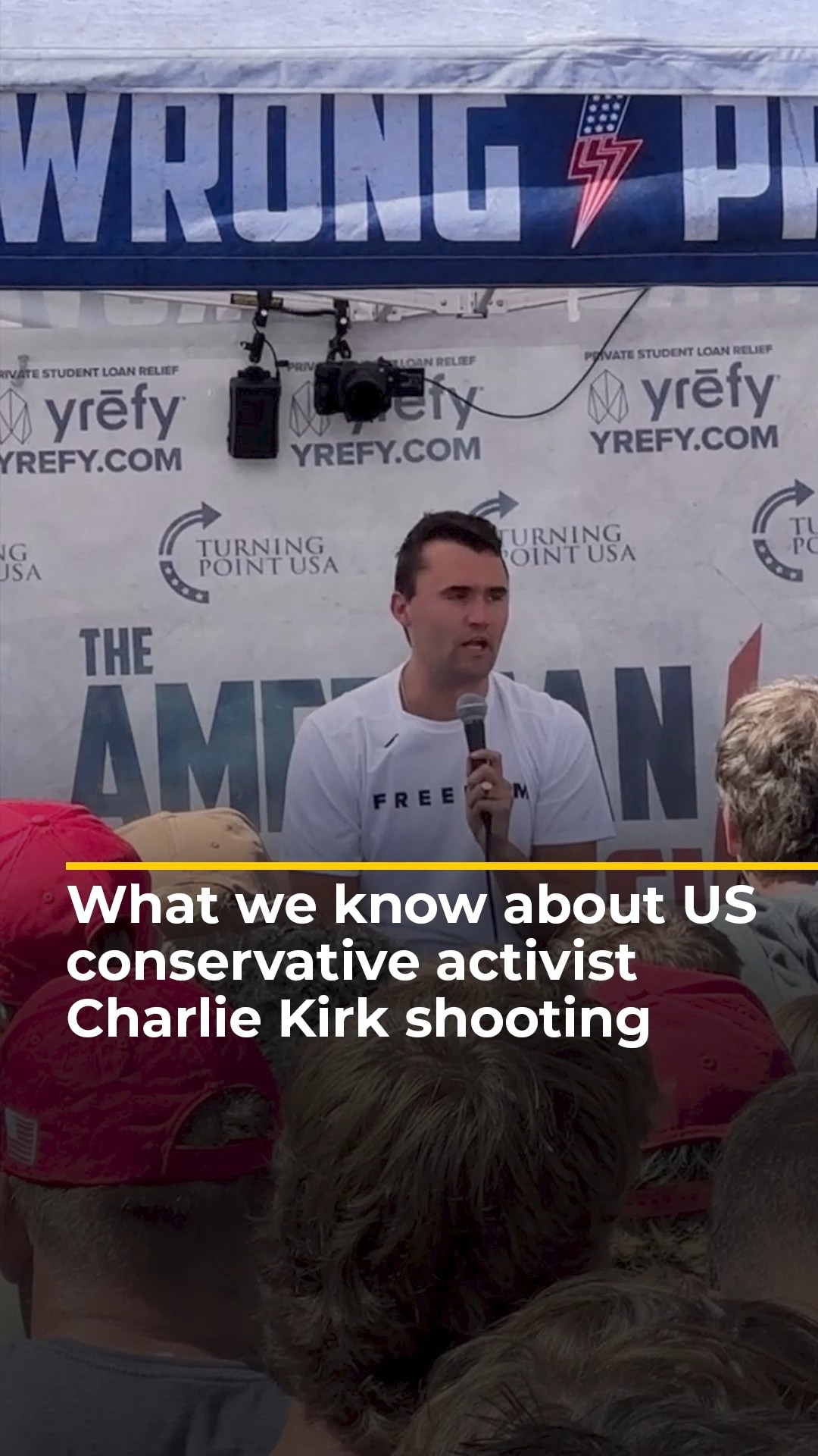 Conservative activist Charlie Kirk was shot dead when giving a talk at ...
