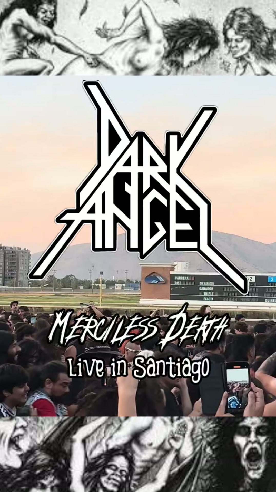 What do Dark Angel's Merciless Death lyrics refer to?