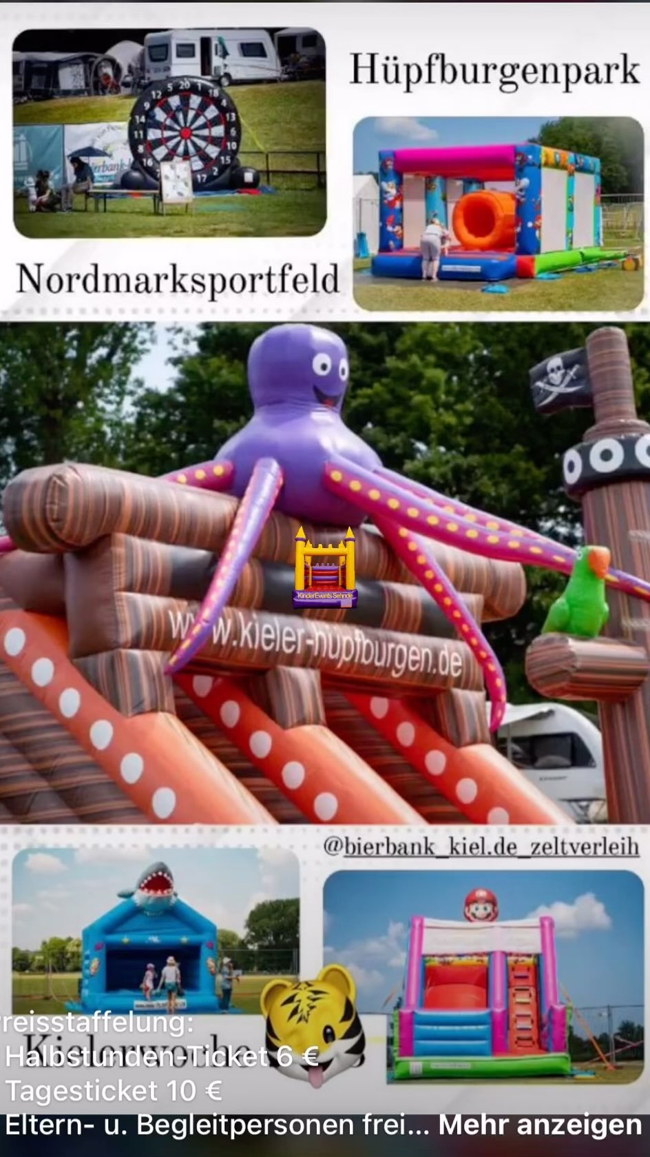 21. bis 31.06. auf dem Norder | Kieler Hüpfburgen
