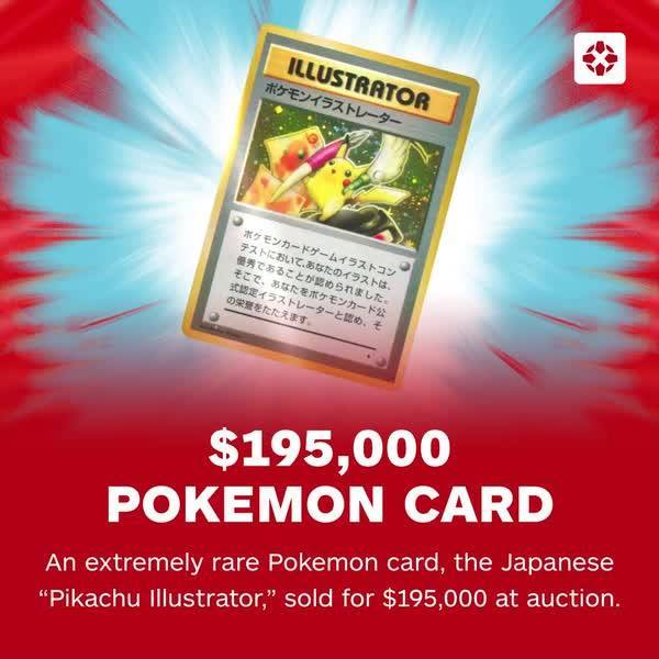 There are only 39 Japanese “Pikachu Illustrator” cards in the