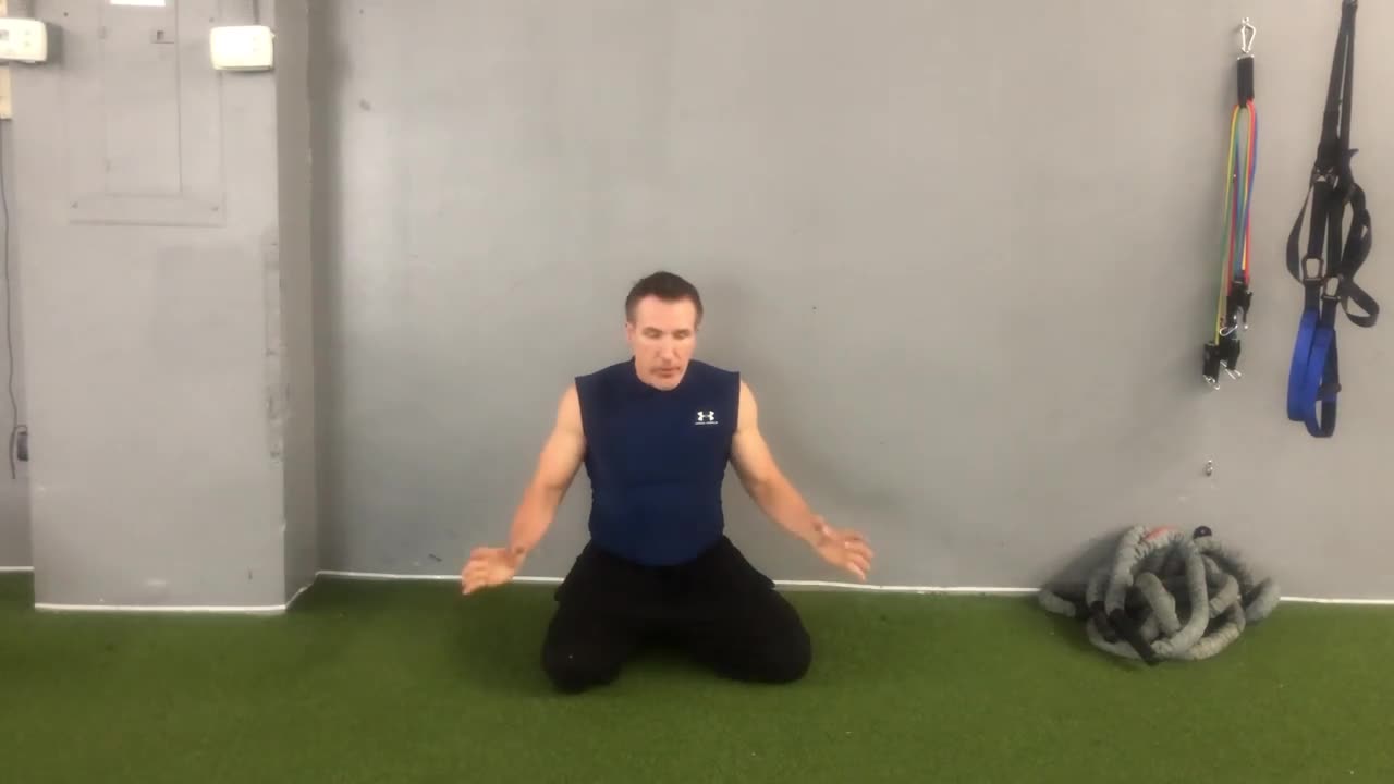 Instructional video on how to do adductor rocks for stretching and ...