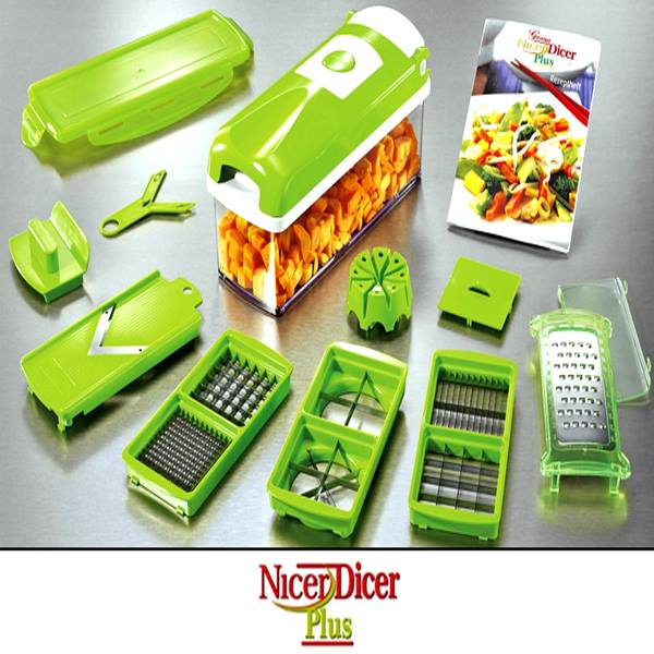 11 Pcs TV Nicer Vegetable Dicer Plus Fruit Multi Peeler Cutter Chopper Slicer Kitchen Tools For Salad for KSh 1,200 | Great Deals Nairobi