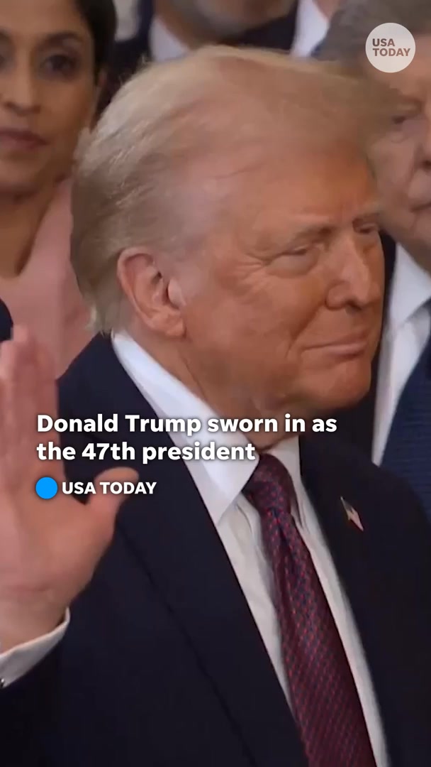 Donald Trump was sworn in as the 47th President of the United States on ...