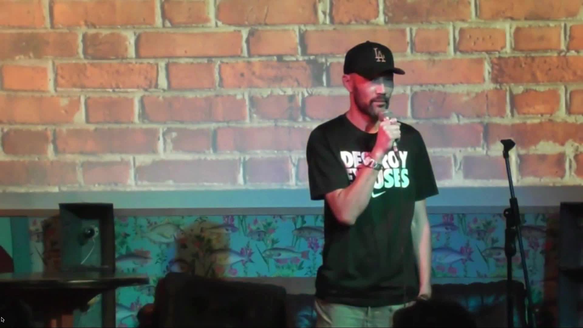 When you tell an offensive joke and a heckler yells 