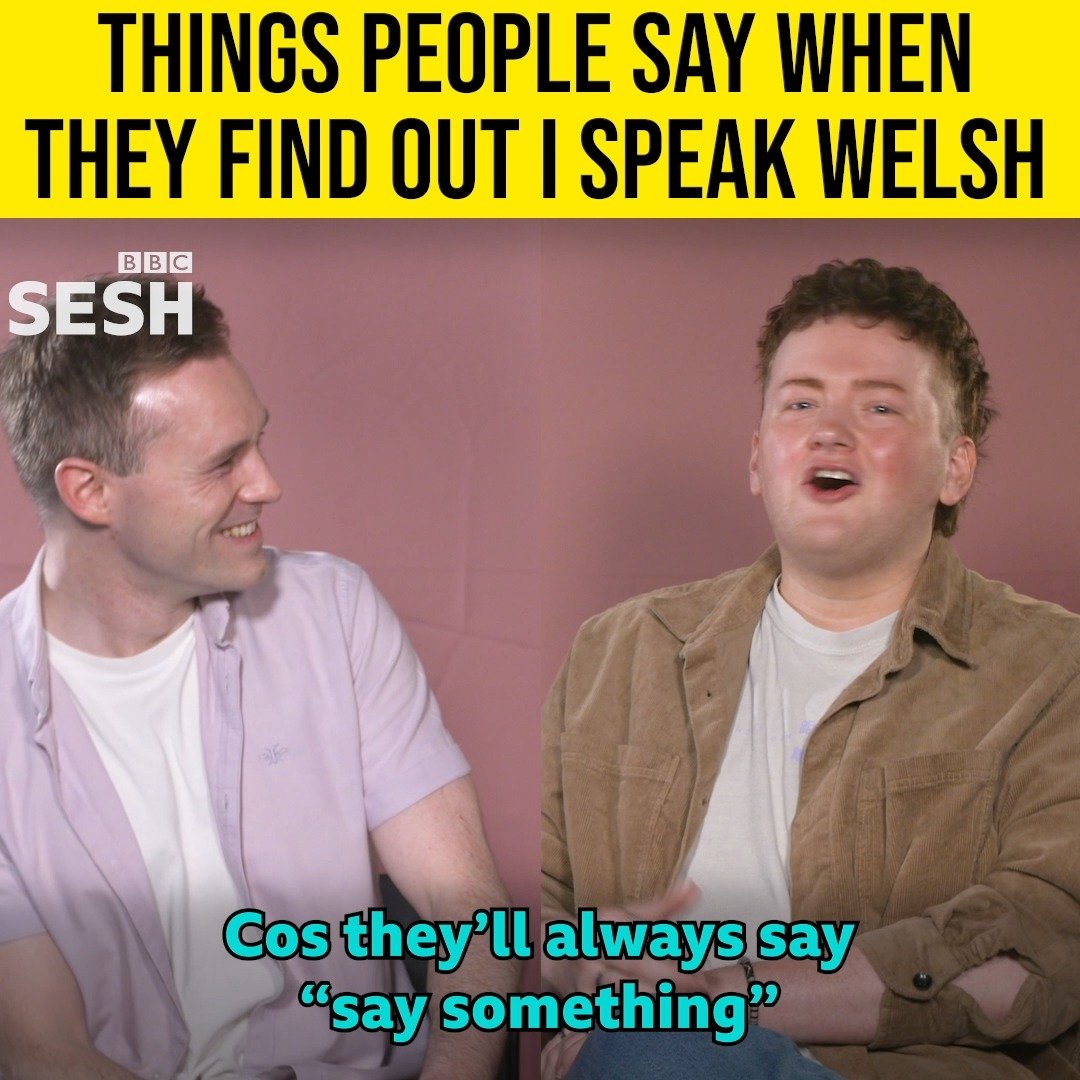 What is your go-to after people... - SaySomethingin Welsh