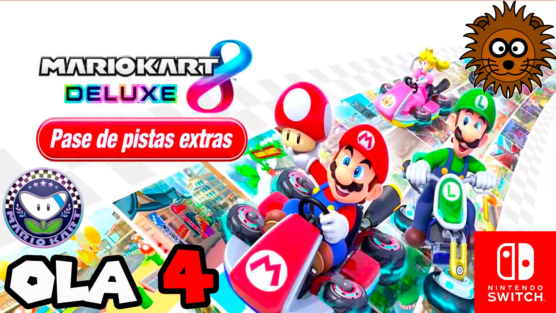 Mario Kart 8 Deluxe en Español: Pase de Pistas Extras Ola 4 - Copa ...