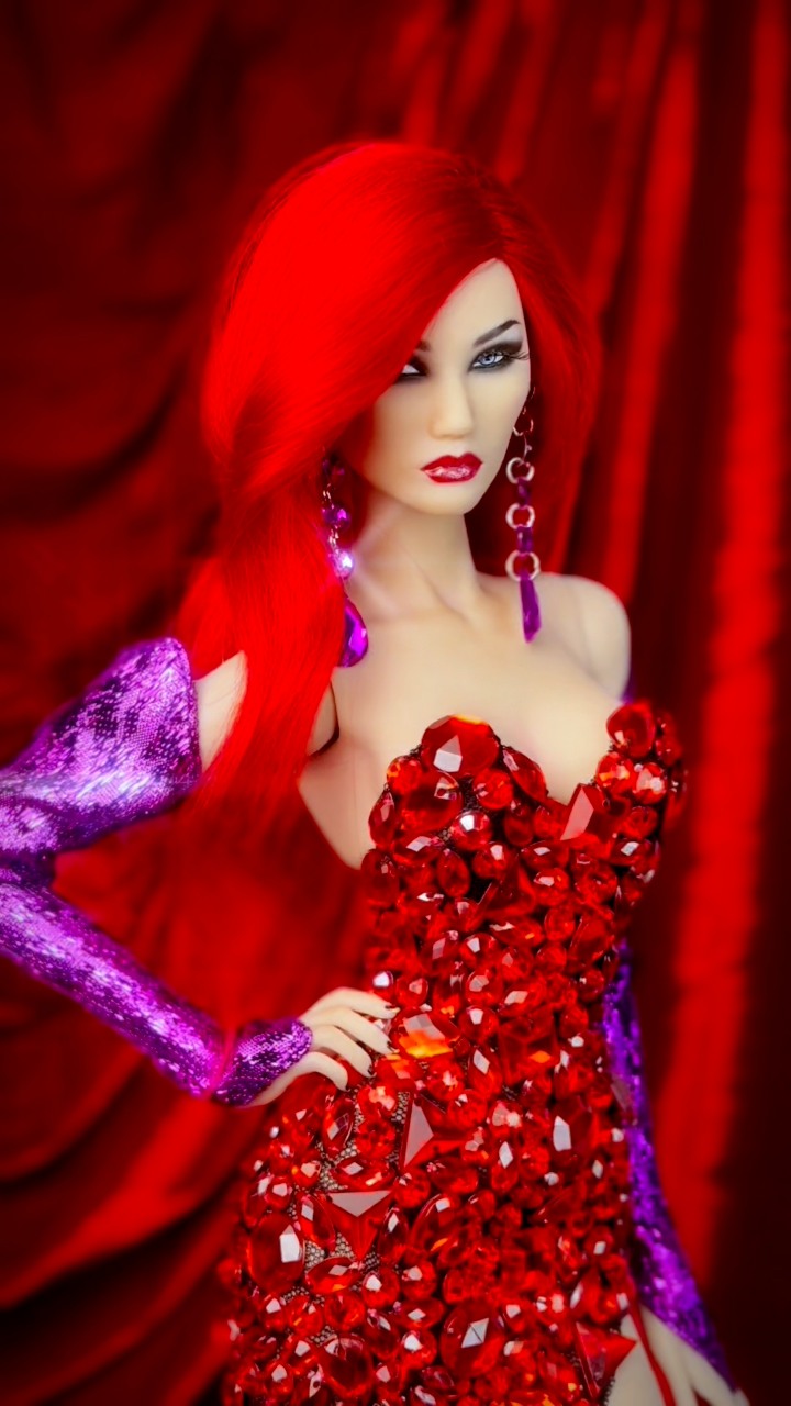 jessica rabbit red dress Fun Costumes Women's Scarlet Singer Costume with Sequined Mesh Corset & Satin High Slit Skirt & Gloves XS : Clothing, Shoes & Jewelry Welcome to enjoy it Jessica Rabbit | Cosplayer's Database