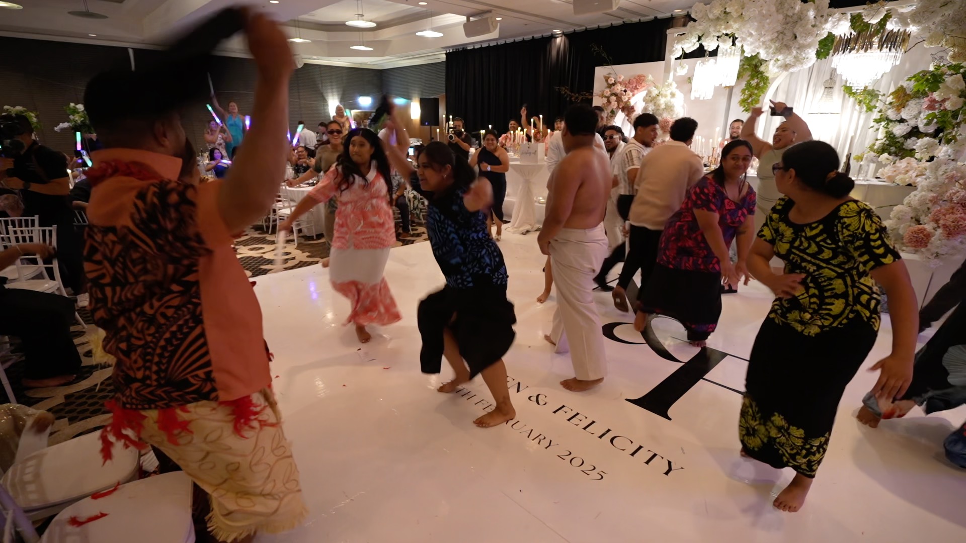 Fun Samoan performance from a wedding reception, filmed in Wollongong ...