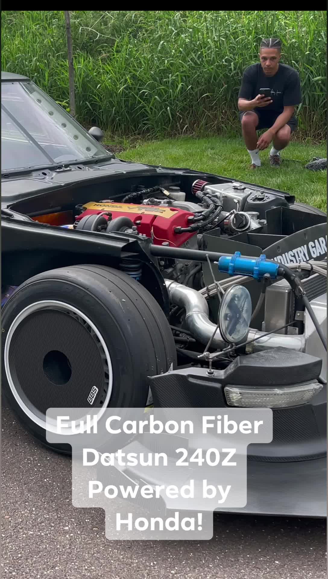Full Carbon Fiber 1970 Datsun 240Z Powered by a 550hp turbocharged