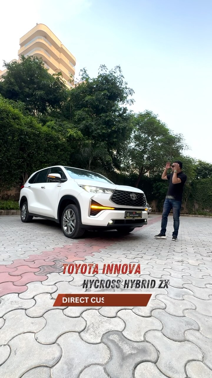 HYCROSS 20.50 Lakh . . #hycross #toyotainnova #hybrid #luxurycars