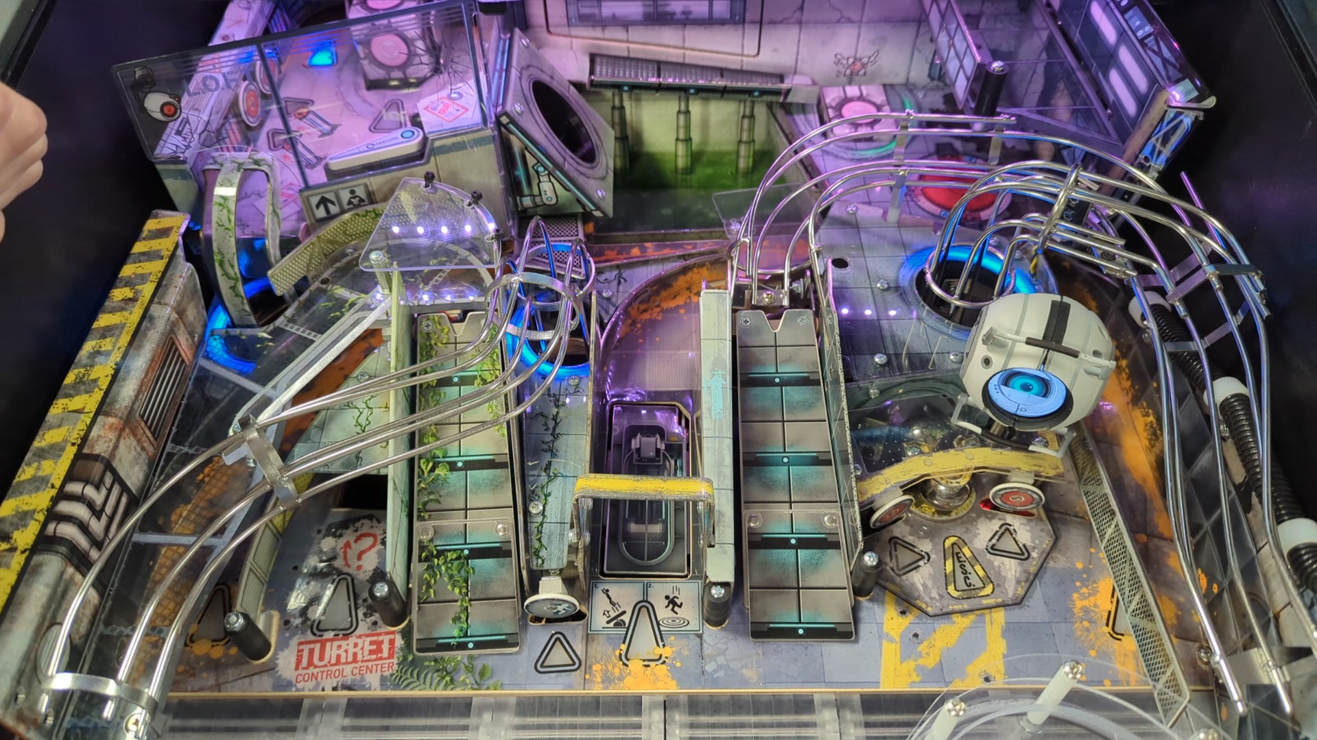The Portal upper playfield has 10 portals, and the module extension and ...