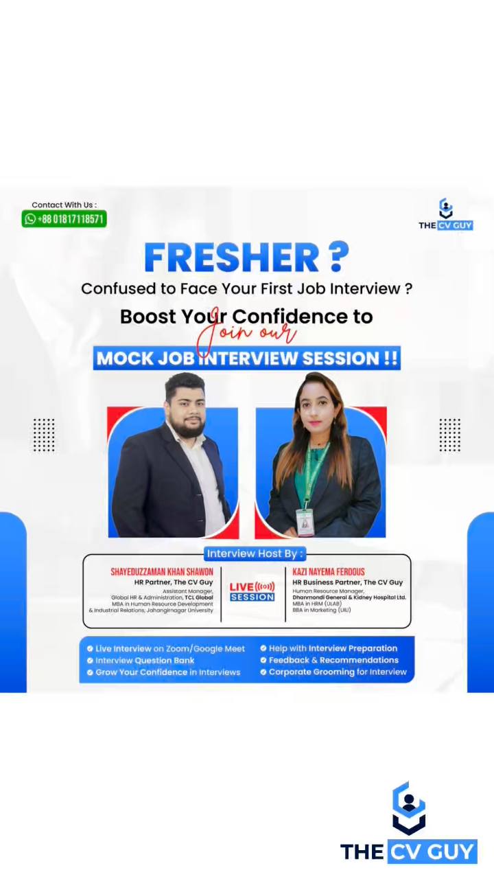 A short glimpse of our one-hour-long Mock-Job Interview session with ...