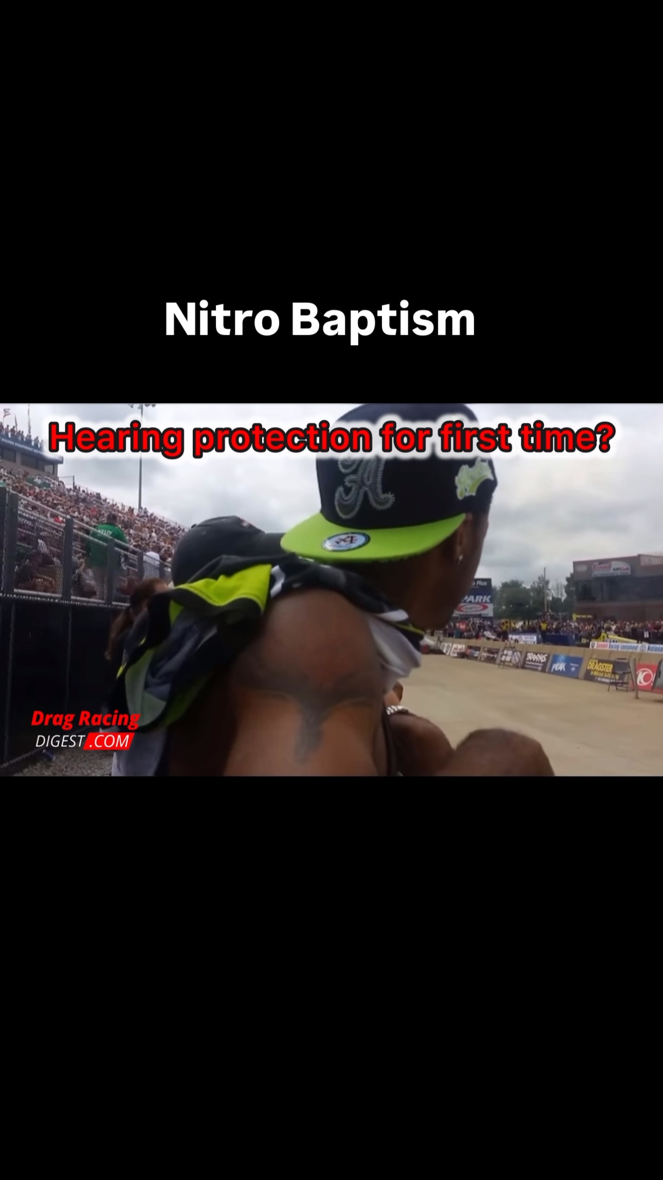 Should you have hearing protection for your nitro baptism? #nhra # ...