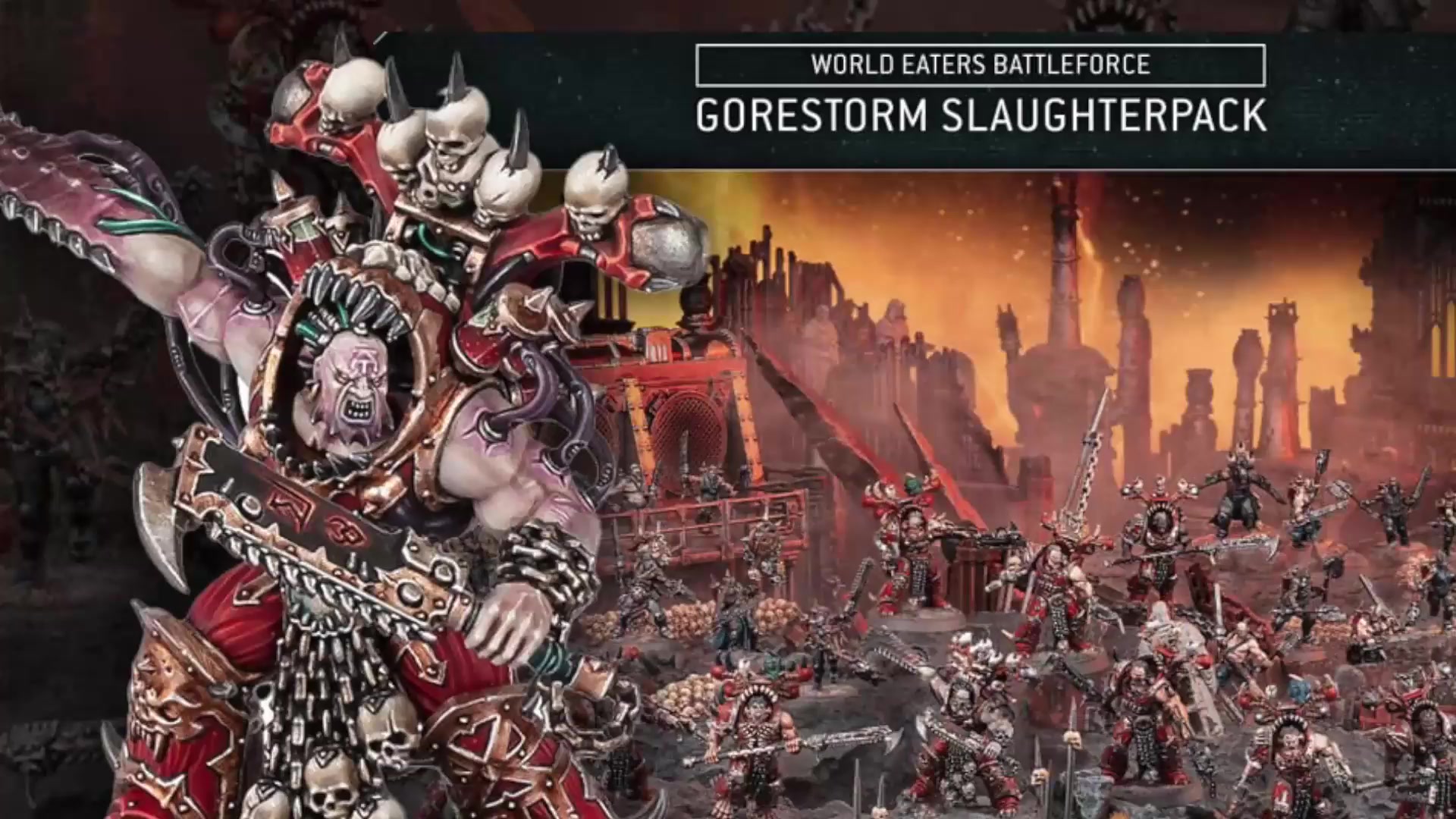 New 40k World Eaters Gorestorm Slaughterpack Box Review! ?