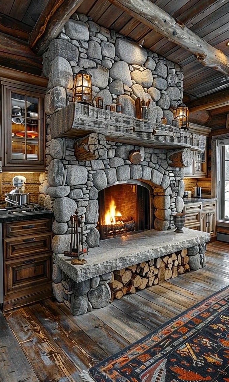 Chimenea de piedra. | Chimeneas Casa | Facebook