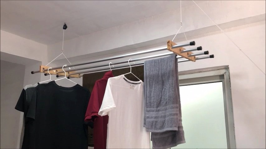 Ceiling Clothes Line Installation Guide | Ceiling Clothes Line တပ်ဆင်နည ...