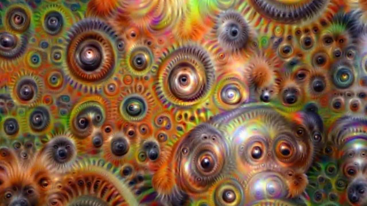 Weird dream sequence illustrated using AI