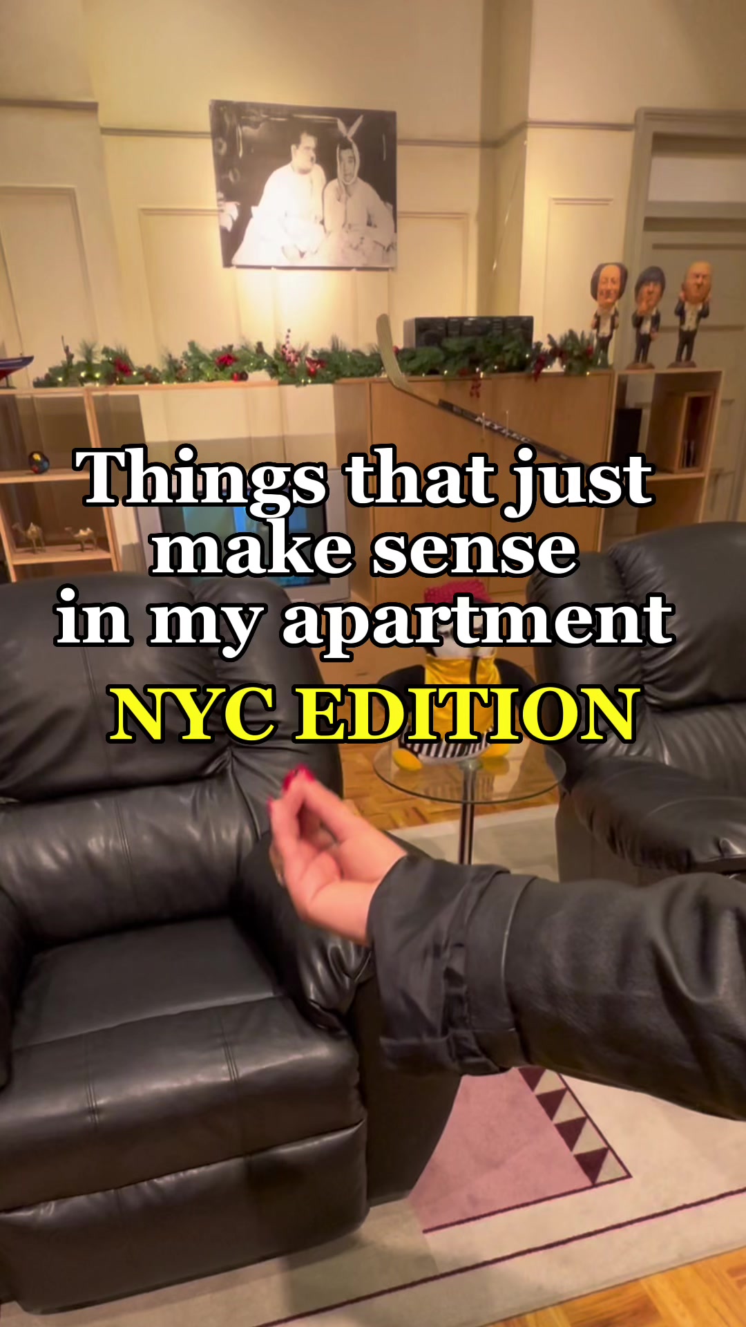 Everything makes sense at Joey and Chandler's apartment. See for