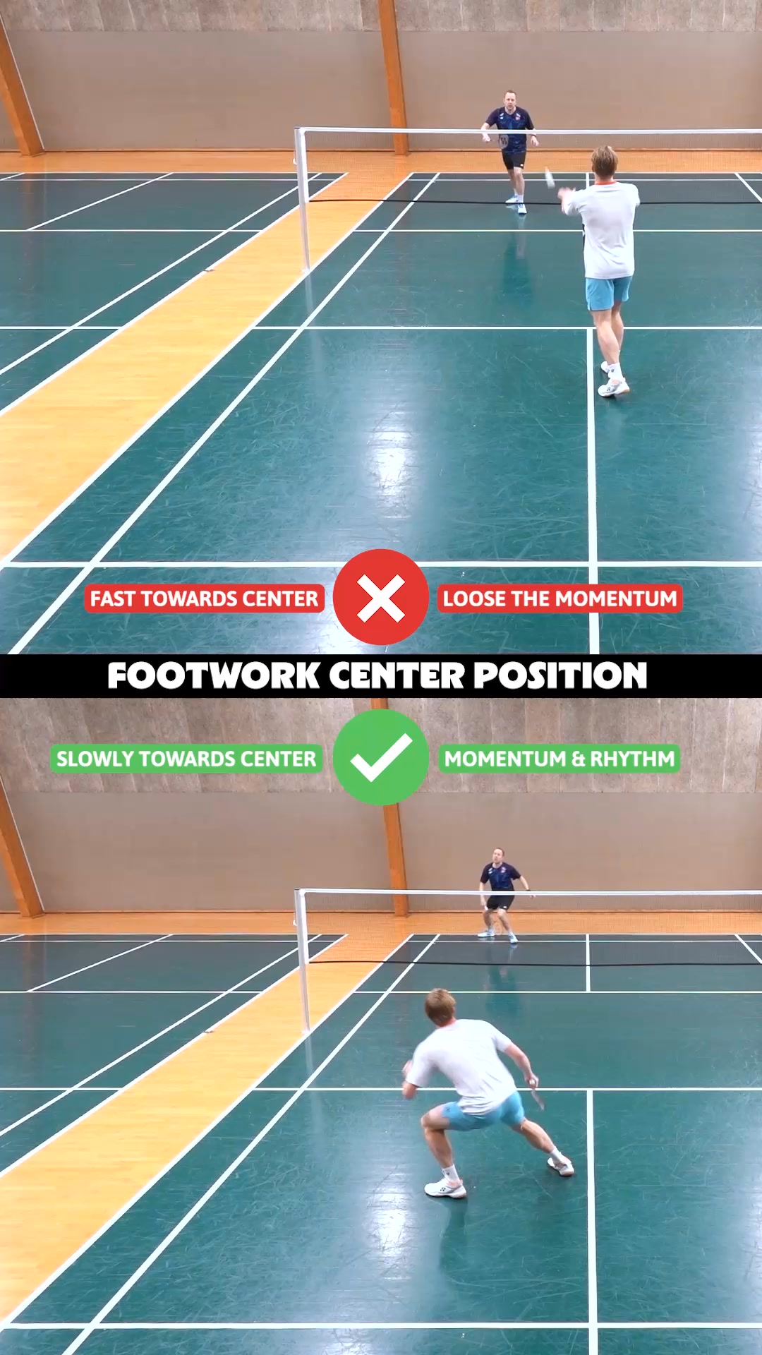 vs. Footwork & Rhythm😀 If you rush towards the center, you'll lose your ...