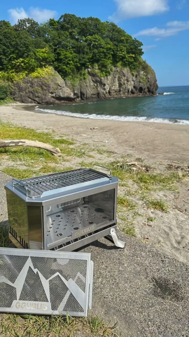 STAINLESS DUAL FULL STOVE 高価焚き火台　GGUBUS