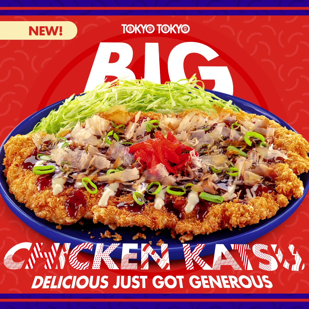 Delicious just got generous with our NEW Big Chicken Katsu! This big ...