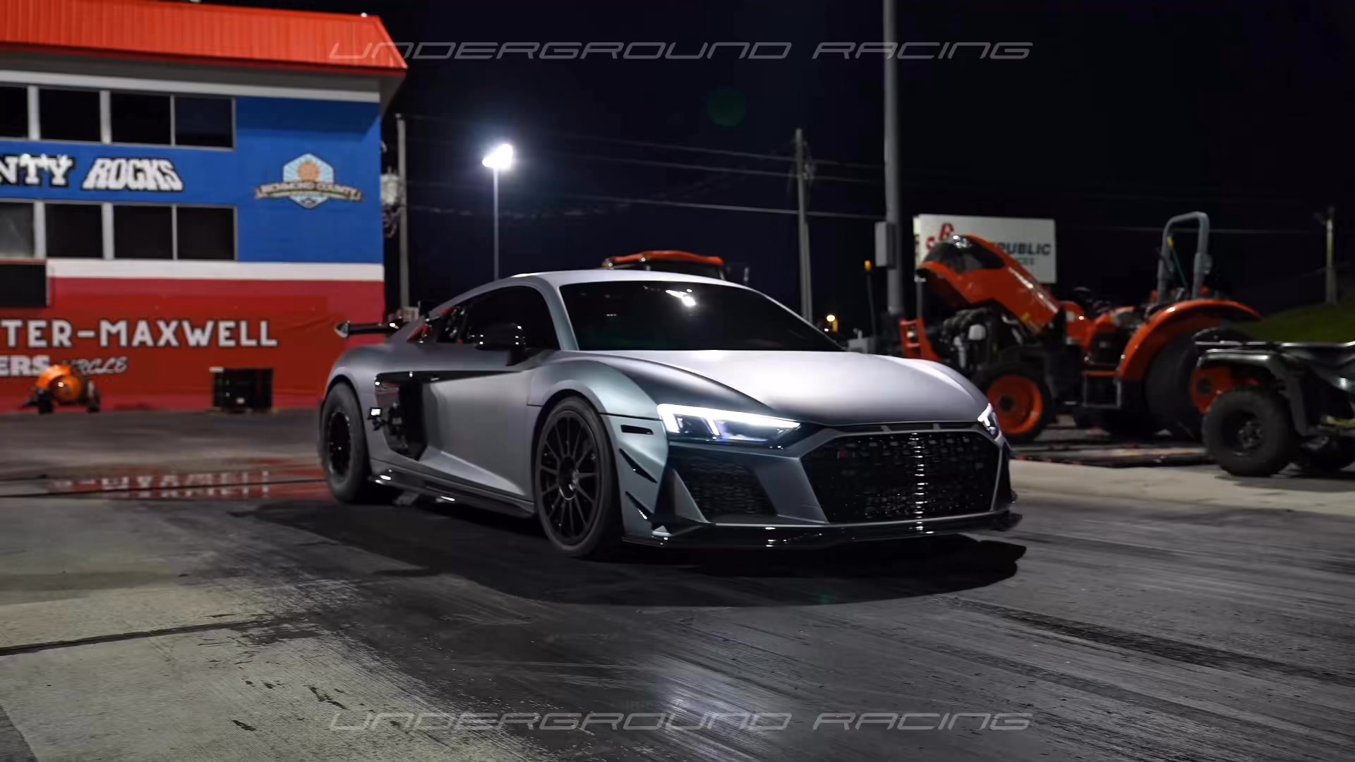 Underground Racing set another world record sending the first Audi R8 ...