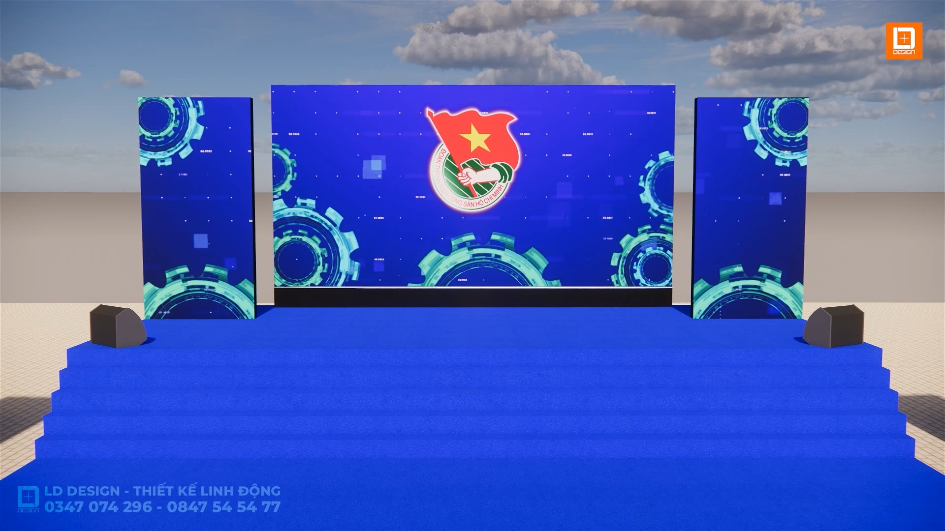 Visual Led | Thanh Niên Việt Nam Tiến Bước Event: Lễ Khởi Động Tháng ...
