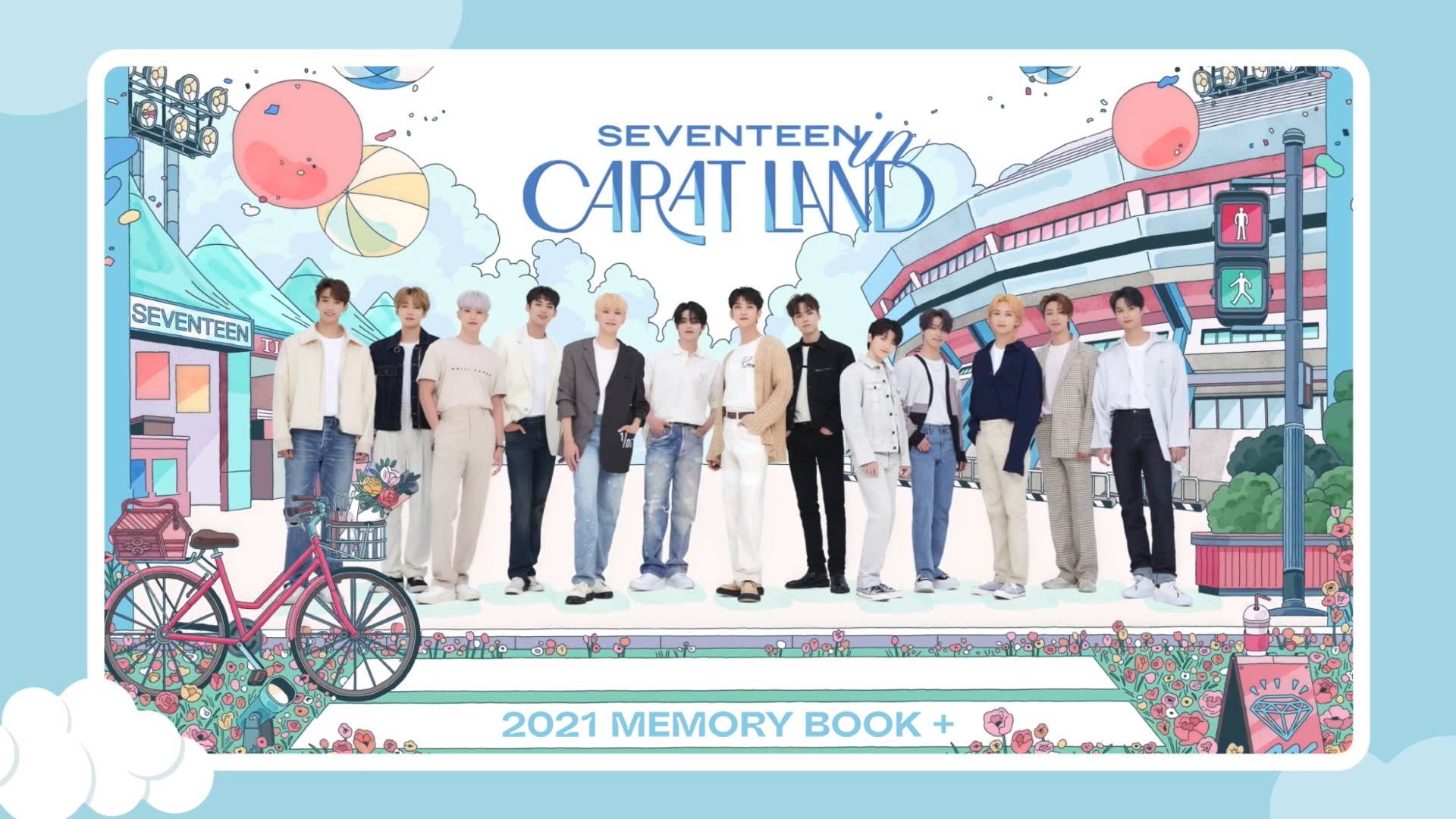 SVT 5TH FAN MEETING 〈SEVENTEEN in CARAT LAND〉 MEMORY BOOK+ SPOT