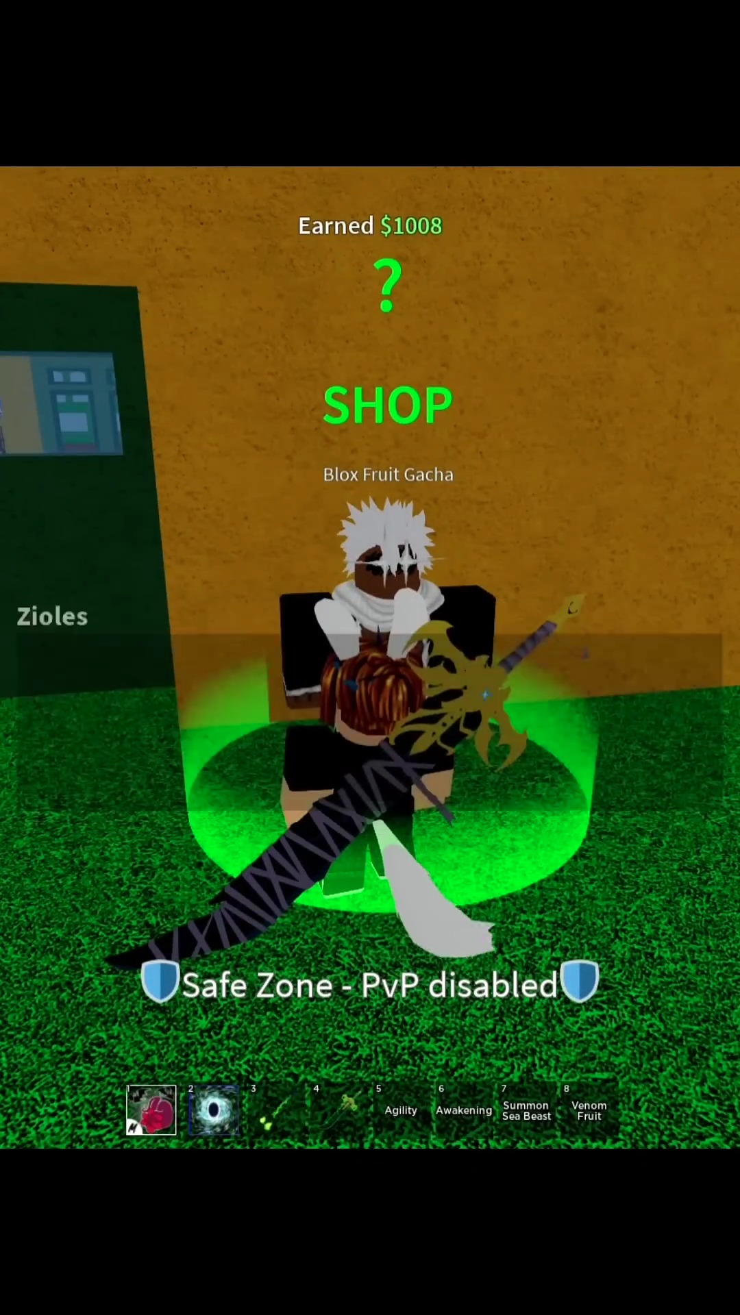 Noob Finding Mythical Fruits From Gacha & Notifier #bloxfruits