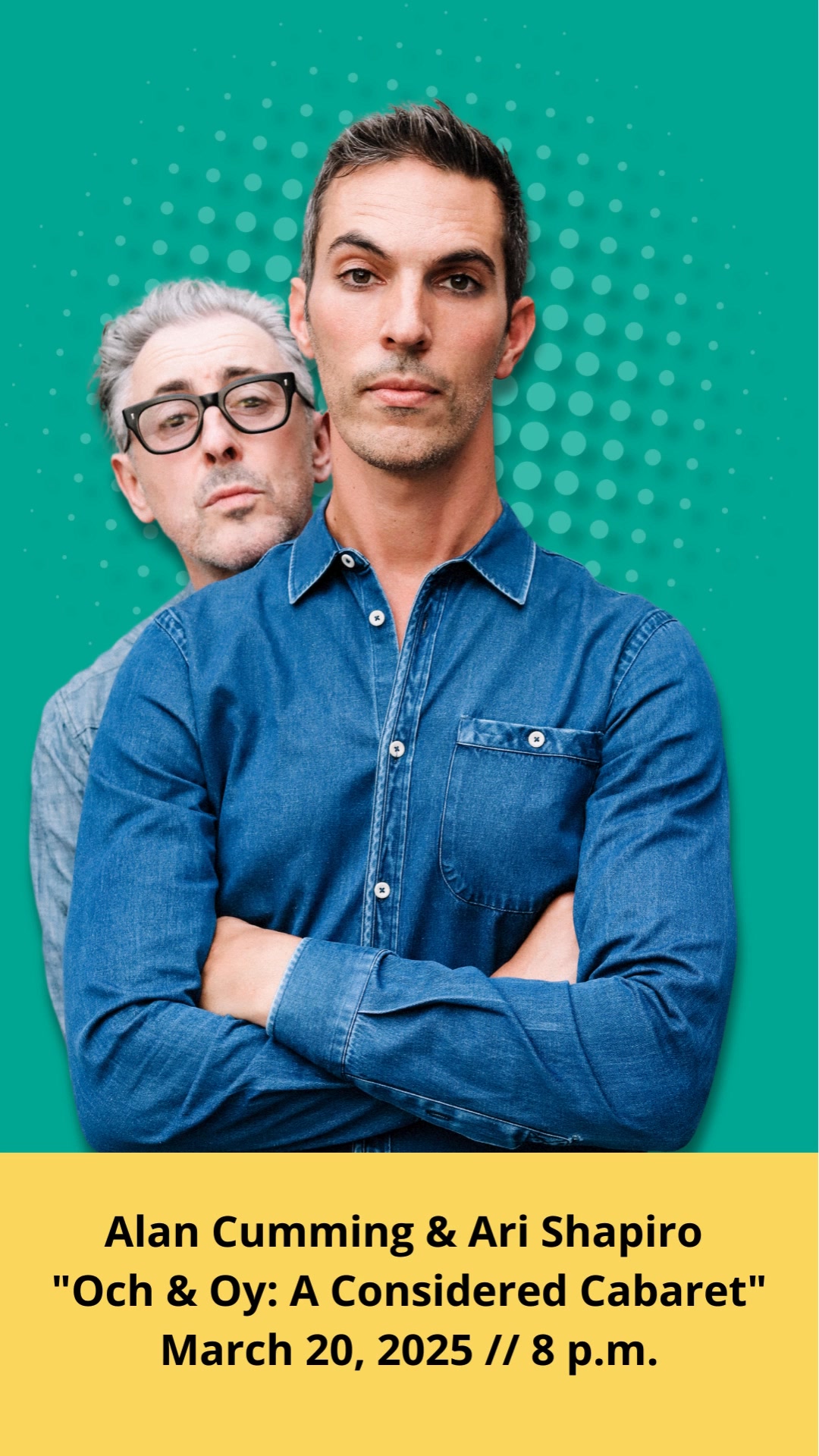 🎙 This morning, SiriusXM radio station interviewed Alan Cumming and Ari ...