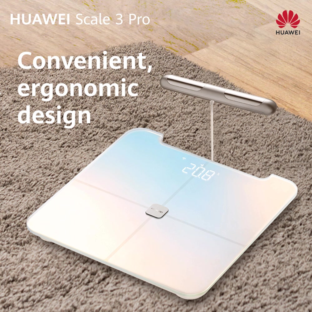 The built-in hand sensor of the #HUAWEIScale3ProPH is designed for