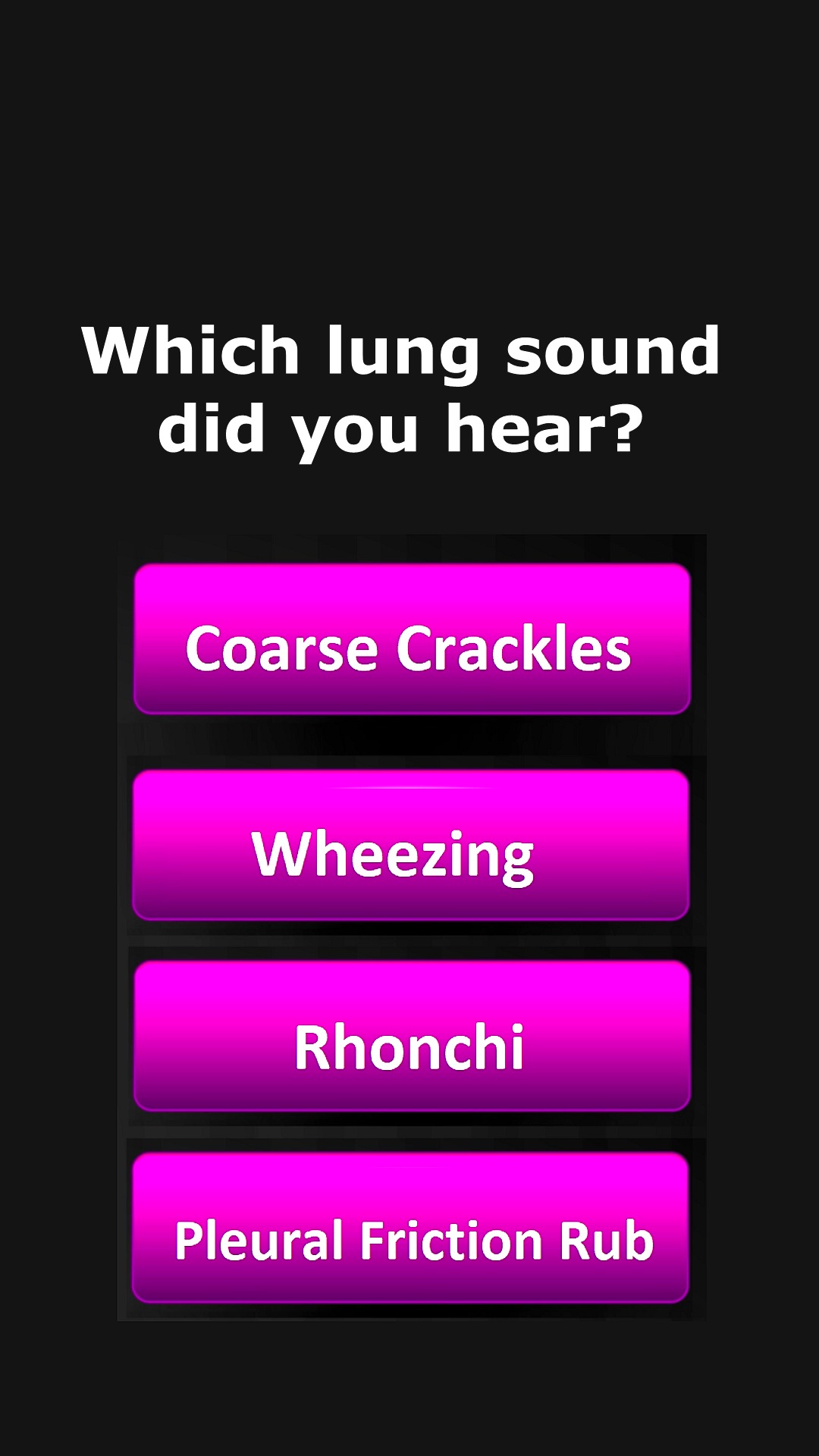 Listen 👂 to this abnormal lung sound audio clip in this video and test ...