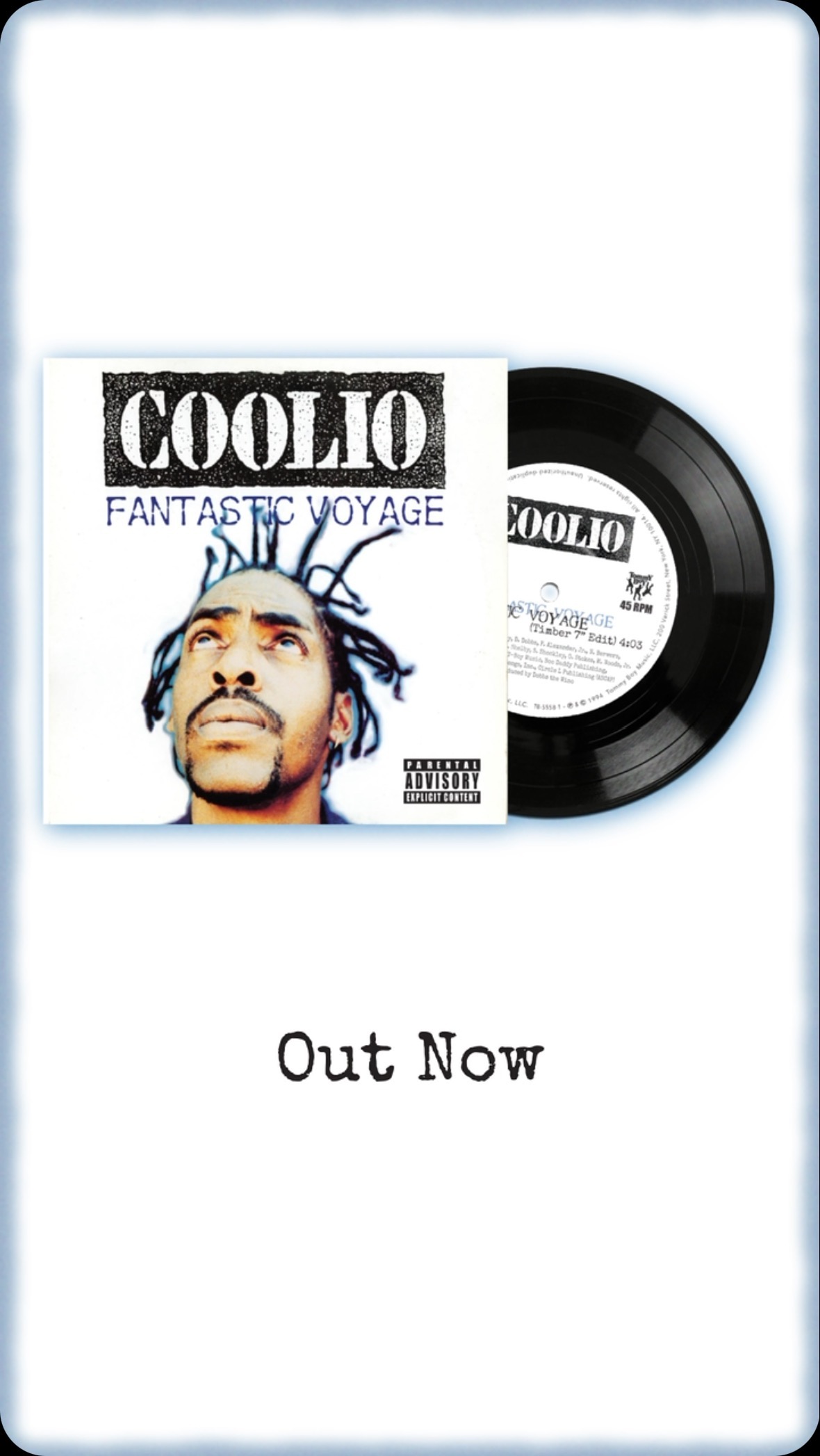 The latest release from our Tommy Boy 7” Series, Coolio “Fantastic