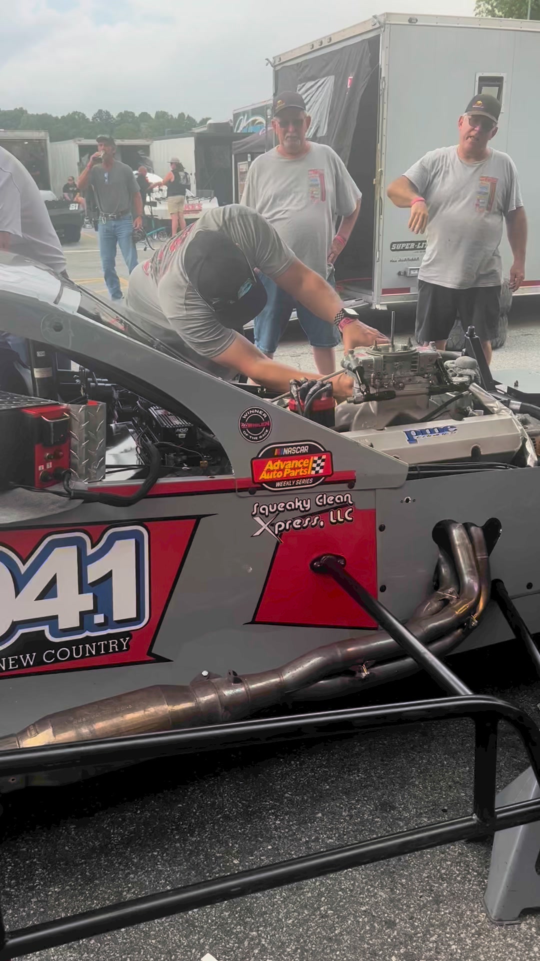 Brandon Ward is ready for the 100 Lapper at Bowman Gray Stadium Racing ...