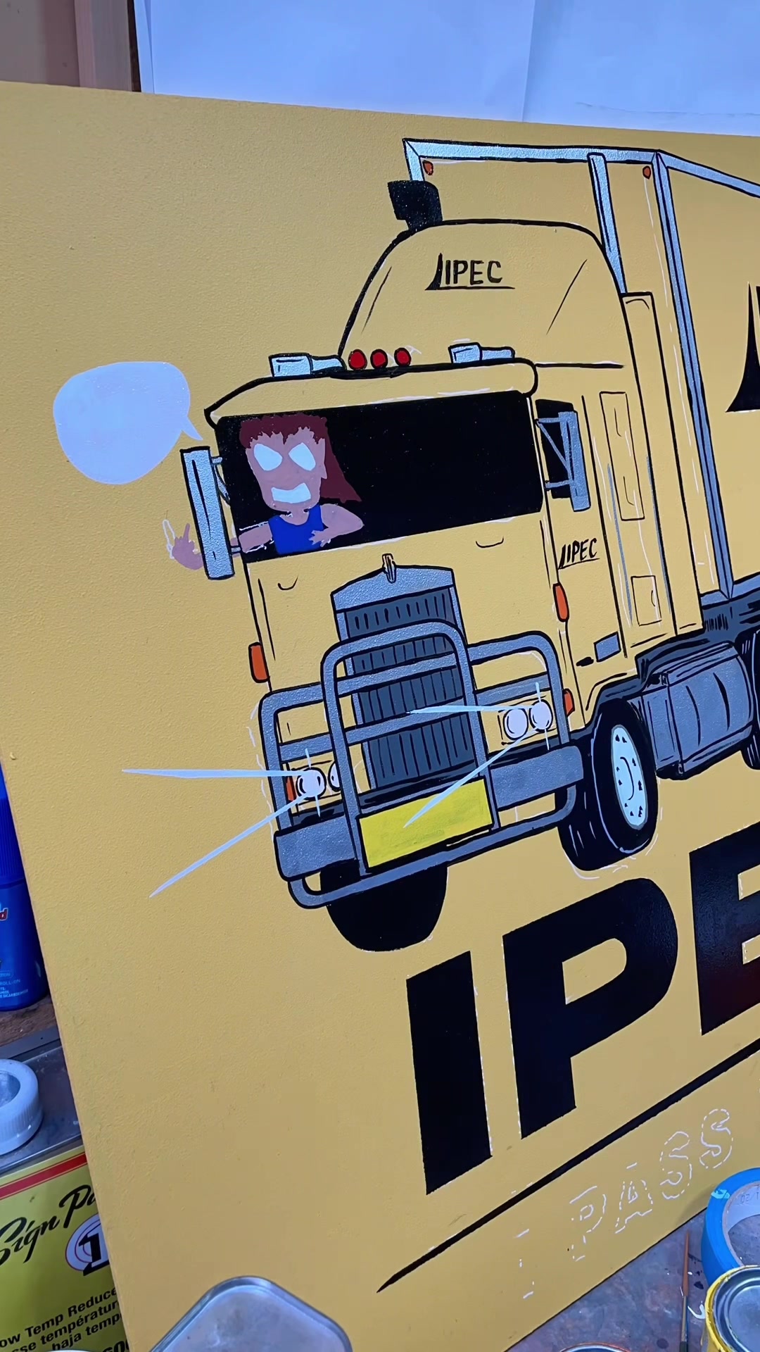 Painting the past with a twist… 😆 Remember what IPEC meant. #LTDsigns 👌 ...