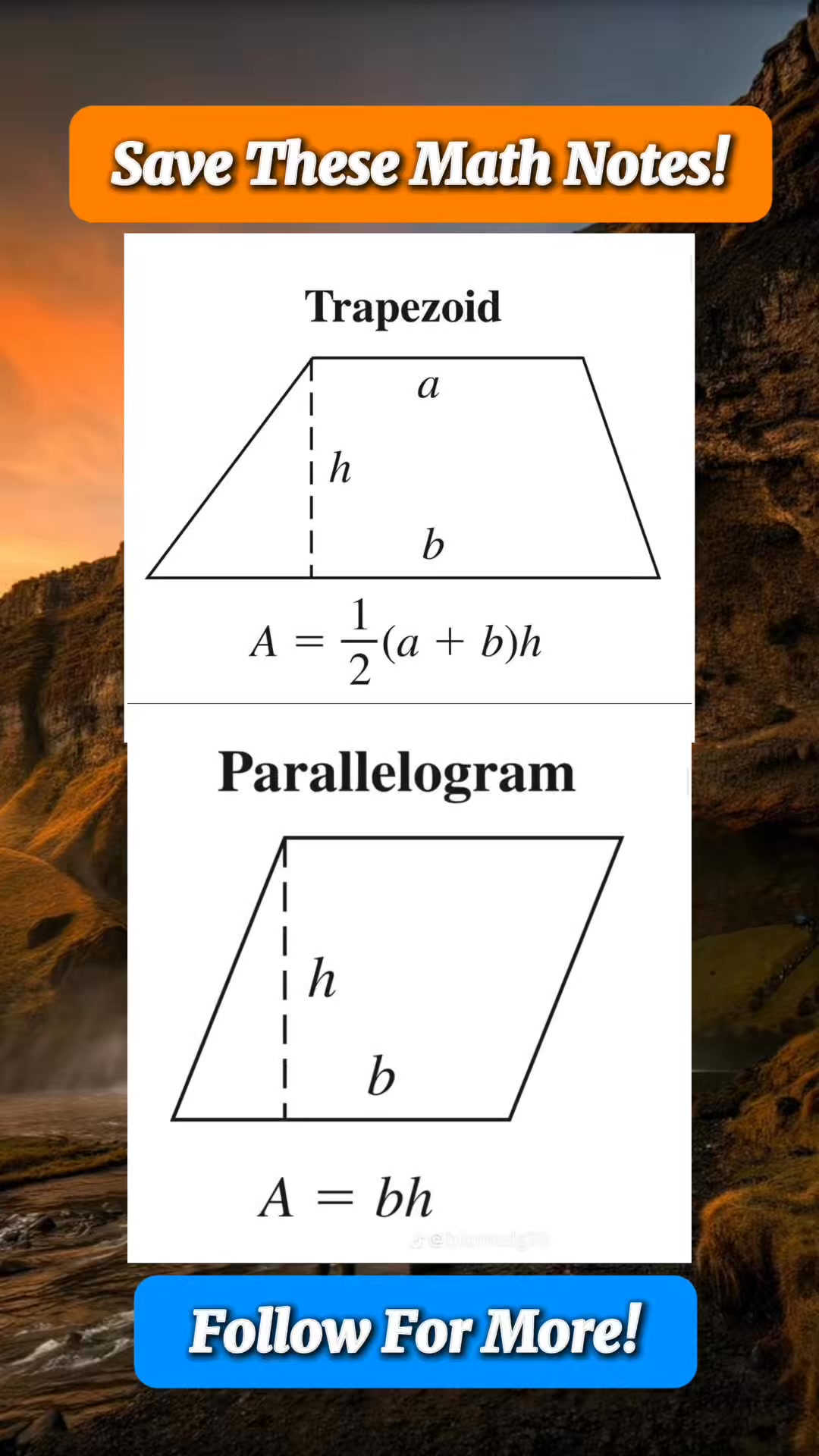 Useful Geometry Formula Math Notes | Math Notes | Facebook