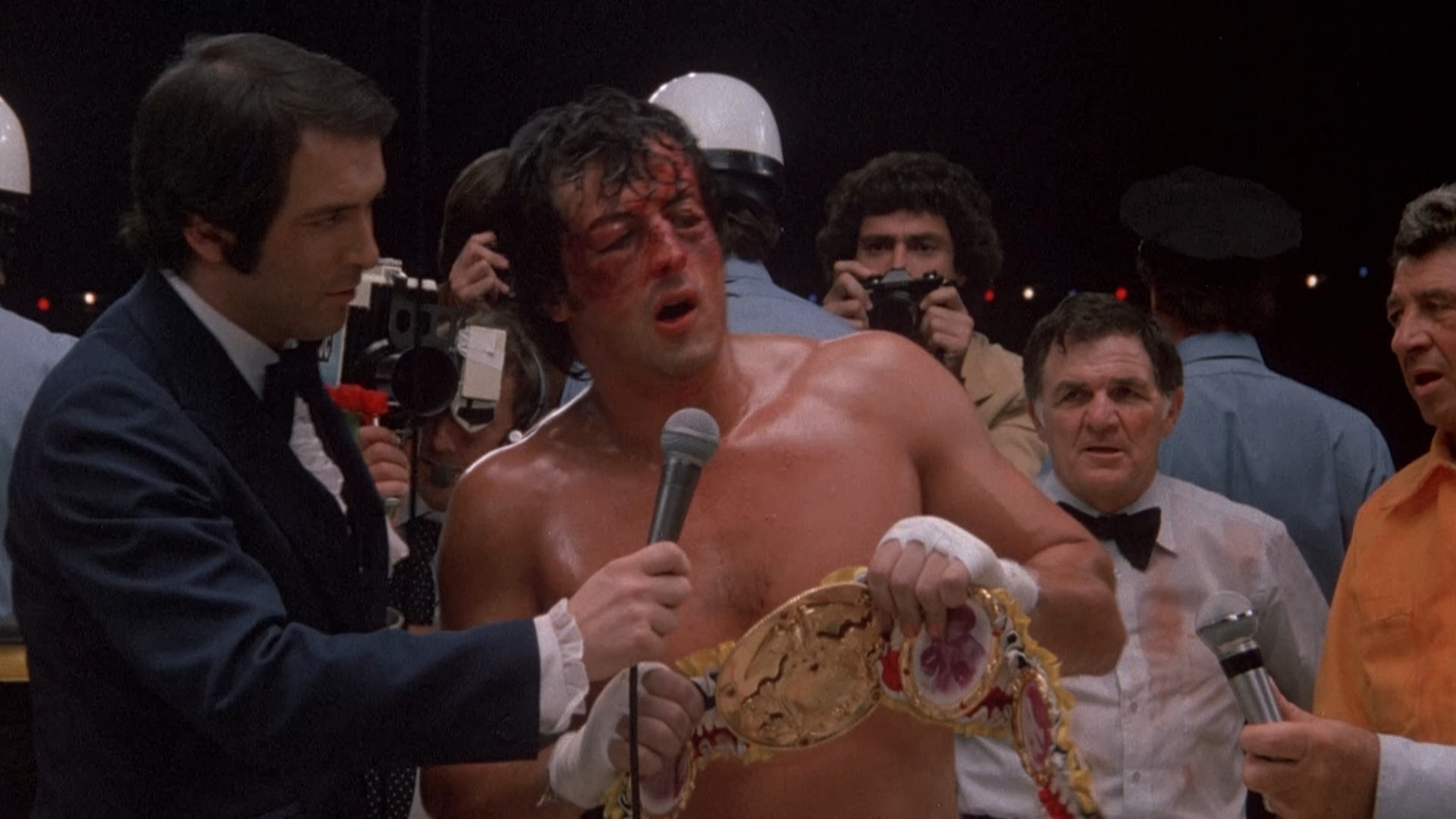 ROCKY II | Rocky's Winning Speech | Rocky (Sylvester Stallone) beats ...